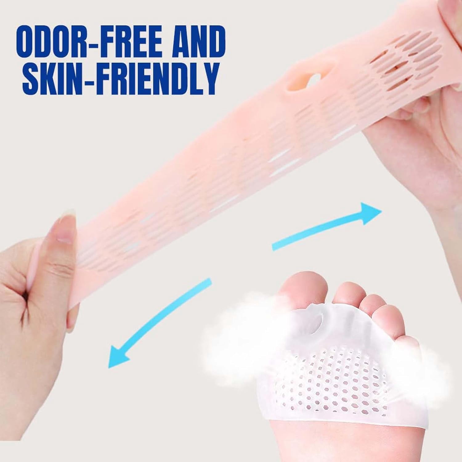 Hygger Bunion Corrector, 4 Pcs Hyggear Silicone Toe Separators for Women and Men, Hygear Toe Separators for Women, Hygger Toe Separators Breathable and Soft (2*transparent)