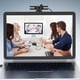 thumbnail image 4 of Cámara Web USB 1080P con Enfoque Automático, Altavoz HiFi, Micrófono con Reducción de Ruido, Cámara para PC, Computadora de Escritorio, Portátil, Videochat., 4 of 5