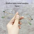 thumbnail image 7 of TureClos Gradient Glasses Frame Anti Blue Light Unisex Eyewear Reading Glass Vintage Style Eyeglasses Big Frame Spectacles Black, 7 of 7