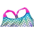 thumbnail image 3 of Girls Swimsuits One Piece Crossback Swimwear Beach Bathing Suit 3-14 Years, 3 of 5