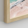 thumbnail image 2 of PixonSign Framed Canvas Print Wall Art Set - Tropical Blue Ocean Beach Waves Posters - Set of 9 Boho Nature Seaside Rustic Photography Wall Décor for Living Room, Bedroom, Office - 8"x10" Natural, 2 of 5