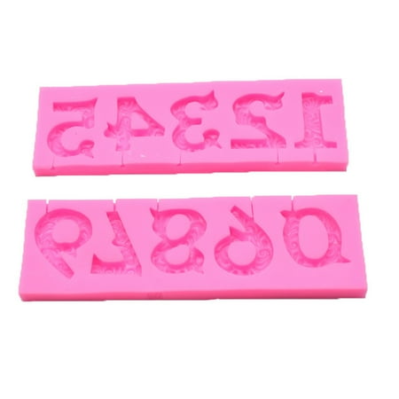 

Veki 0~9 Number Lollipop Silicone Mould Fondant Cake Chocolate Cookie Decorating Mould Cake Tools Vintage Aluminum Cake Pan