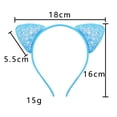 thumbnail image 2 of Fgnfyis Headbands for Women Non Carnival Cartoon Cat Ears Fascinator Headband Candy Color Thin Hairpin Hair Accessories for Women White One Size, 2 of 2