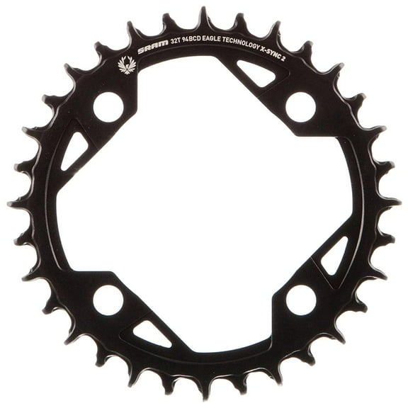 SRAM X-SYNC 2 Eagle E-MTB Chainring 32t 94 BCD 12-Speed Aluminum Black