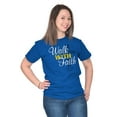 thumbnail image 3 of Walk With Faith Christian Cross Women's Graphic T Shirt Tees Brisco Brands S, 3 of 6