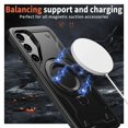 thumbnail image 2 of [PST] Samsung Galaxy A15 Ring Case, Shockproof Magsafe Compatible Kickstand Back Cover with Ring Stand, 2 of 5