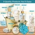 thumbnail image 2 of Aqua Elegante Spa Gift Basket For Women - Luxury Bath Set With Jasmine & Lavender, 2 of 10