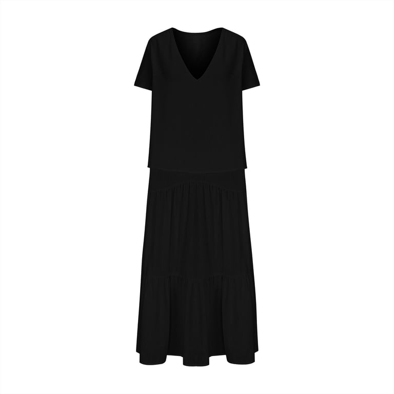 chinese dress ladies Essential V-Neck Maxi Dress L/XL / Cocoa main image 1