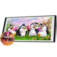 thumbnail image 2 of Wdftyju 5D bricolaje ronda completa taladro diamante pintura dibujos animados pingüino para decoración (LD373) Wdftyju 5ls8hb9dz4bg8tl2D02, 2 of 9