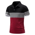 thumbnail image 2 of MQLKF Mens Spring Summer Leisure Sports Wicking Cotton Lapel Short Sleeve T Shirt Breathable Comfortable Handsome Men's Polo Shirt, 2 of 7