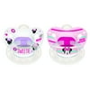 (2 Pack) NUK Orthodontic Pacifier, 6-18 Months, Disney Minnie Mouse - 2 Counts