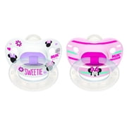 (2 Pack) NUK Orthodontic Pacifier, 6-18 Months, Disney Minnie Mouse - 2 Counts