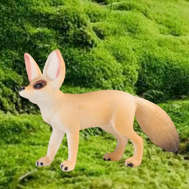 Figuritas de animales salvajes, juego de simulación, estatuas, modelo Animal para decoración de mesa, juguete educativo, rellenos de Pascua, adornos p zorros Baoblaze Estatuilla de animales