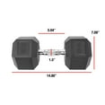 thumbnail image 3 of CAP Barbell Coated Hex Dumbbell, Single 3 - 100 lb, 3 of 6