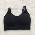 thumbnail image 4 of Sonducket Sujetador deportivo sin costuras para mujer, Top deportivo Push Up para fitness, Sujetador deportivo con relleno en la espalda en U, Sujetador de Ropa interior negro, 4 of 8