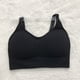 thumbnail image 5 of Sonducket Sujetador deportivo para mujer, Sujetador deportivo acolchado sin costuras, Sujetador deportivo para correr, gimnasio, ropa interior deportiva, Ropa interior negro, 5 of 8
