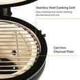 thumbnail image 3 of VESSILS 13 Inch Kamado BBQ Charcoal Grill with Built In Thermometer, Black, 3 of 6