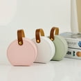thumbnail image 3 of Solid Color Storage Box Portable Bag Earrings Ring Travel Jewelry Box Children Jewelry Box, 3 of 5