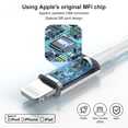 thumbnail image 3 of i Phone 14 13 12 11 Charger Fast Charging 2Pack 20W PD USB C Wall Charger 6FT Cable Fasting Phone Block  Adapter Compatible with iPhone 14 Pro/13 Pro/12/12 Pro Max/11 Pro Max Case, 3 of 7