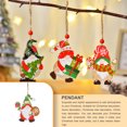 thumbnail image 4 of Kearding Colgante de Gnomo de árbol de Navidad, suministros interesantes para fiestas, decoraciones navideñas, diseño de escena DIY, Kits de decoración para fiestas Tipo 2, 4 of 6