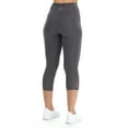 thumbnail image 4 of Women's Active High Waist 7/8 Length Legging With Striped Sheer Mesh & Pockets, 4 of 4