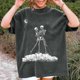 thumbnail image 2 of Blusa de manga corta de verano con estampado divertido vintage para mujer Pompotops hfajkhk132572, 2 of 7