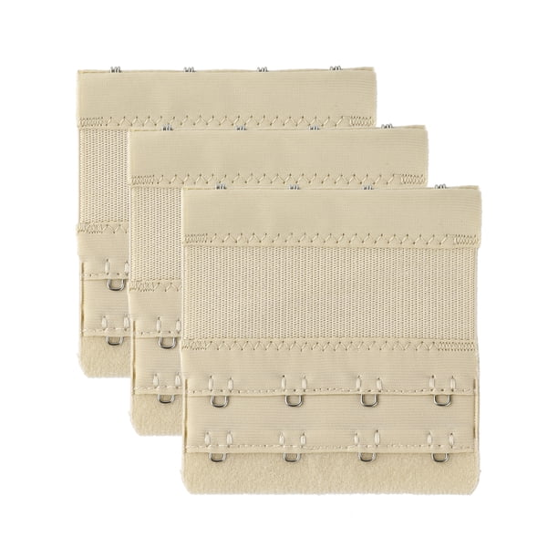 EXTENSOR DE SOSTéN ELáSTICO DE 3 PIEZAS PARA MUJERES INSPIRE CHIC 2x2/2x3/2x4 GANCHOS