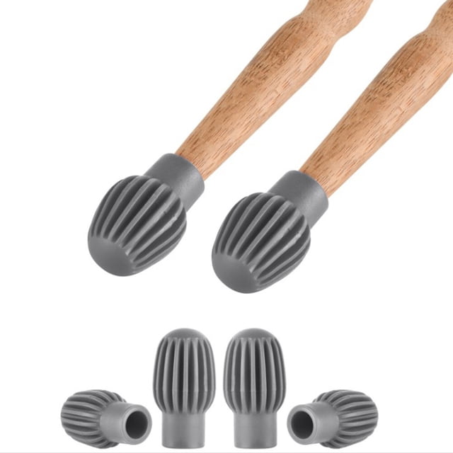 Accesorio de instrumentos, 4 piezas Accesorio de percusión de baqueta de silicona Funda de cabeza de baqueta de silicona Rendimiento confiable