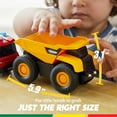 thumbnail image 3 of VROOMIX 3-Pack Emergency Vehicle Toy Set – Friction Powered Garbage Truck, Fire Truck, and Construction Vehicle with Lights and Sounds – Educational Toy Set for Boys, Xmas Ideal Gift for Kids, 3 of 7