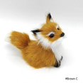 thumbnail image 1 of New Simulation Brown Fox Furs Squatting Fox Model Animals World With Static Action Figures Ornament Plush Toys Gift For Kid, 1 of 5