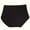 Black, variant on Midwennn High Waisted Plus Size Solid Color Briefs Vs Panties for Women