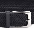 Stretch Braided Woven Belts without Holes, Elastic Casual Belts for Men