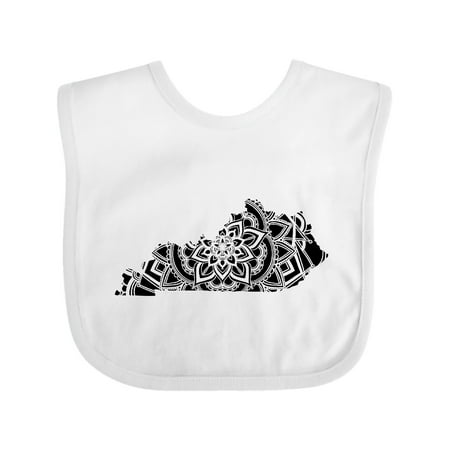 

Inktastic Kentucky Silhouette Mandala Gift Baby Boy or Baby Girl Bib