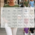 thumbnail image 3 of Neewe Womens Tops 3/4 Sleeve Shirts Plain Round Neck Loose Casual Ruffle Hem Blouses Trendy 2026, 3 of 8
