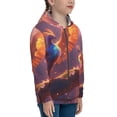 thumbnail image 5 of Kdxio Fantasy Bird Illustration Pattern Kids Boys Girls Zip Up Hoodie 3D Printed Hooded Sweatshirt Hoody Coat with Pocket 7-12 Y-Medium, 5 of 6