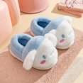 thumbnail image 3 of Zapatillas de algodón Sanrio Kuromi con dibujos animados de Melody Kt Cinnamoroll para otoño e invierno, cálidas para mujer, para el hogar, para padres e hijos, 3 of 5