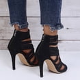 thumbnail image 5 of Mepaouo Strappy High Heels for Women Strech Band Pumps Heels Open Toe Walking Dress Sandals, 5 of 7