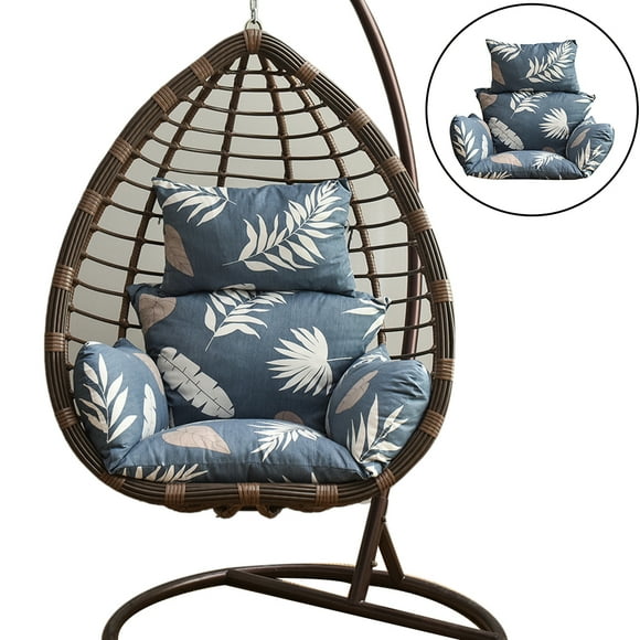 Hanging Chair Cushion for Egg Chair Rattan Hanging Swing Washable Nonslip Soft Swing Chair Cushion for Indoor Garden Decoration