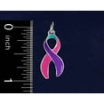 thumbnail image 2 of Pink, Purple & Teal Ribbon Charm Motivational Retractable Bracelets, 2 of 2