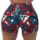 thumbnail image 2 of Fotbe Geometric Elements Shorts Sin Costuras – Shorts Deportivos de Cintura Alta para Mujer, Elásticos para Gimnasio, Yoga, Running o Ciclismo-Small, 2 of 8