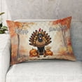thumbnail image 2 of Happy Thanksgiving Doberman Pinscher Turkey Costume Pumpkins Autumn Leaves Quilt Pillowcase Doberman Dog Lover Gifts Throw Pillow Cover Bed Home Decor - 130144, 2 of 5