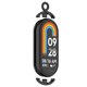 thumbnail image 3 of Adaptador De Pulsera Conectores de correa de reloj para Xiaomi Mi Band 8 (conector negro + cadena dorada), 3 of 8