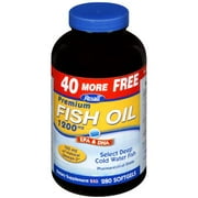Rexall: Premium 1200 Mg Softgels Fish Oil, 280 ct