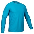 thumbnail image 2 of Playera Deportiva Wilson para Hombre Force Manga Larga Color Azul Teal Talla G, 2 of 4