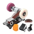 thumbnail image 2 of Multifunctional Mini Electric Belt Sander DIY Polishing Grinding Machine Belts Grinder Sharpener Cutter Knife Edges ,Wide Use, 2 of 7