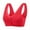Red, variant on Xmarks Front Closure Bras for Women Post Surgery Padded - Comfortable Soft Cotton Cup Big Size Bra Large Size Middle Age Women Everyday Wear