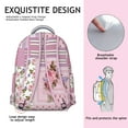 thumbnail image 5 of Pioneer Flower Backpack for School,Cute School Bag,Schoolbag with Adjustable Shoulder Straps & Padded Back,15.3"x11"x7.1".﻿, 5 of 6