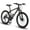 Black&Orange, variant on POVANLI 24" Steel Frame Mountain Bike for Boys Girls, with 21 Speeds Dual Disc Brakes and Front Suspension MTB, Black&Grey (Gift)