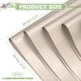 thumbnail image 2 of Uxcell 20 Pcs Papel de Envoltura para Flores Rosa, 21.5" x 21.5" Impermeable, 2 of 7