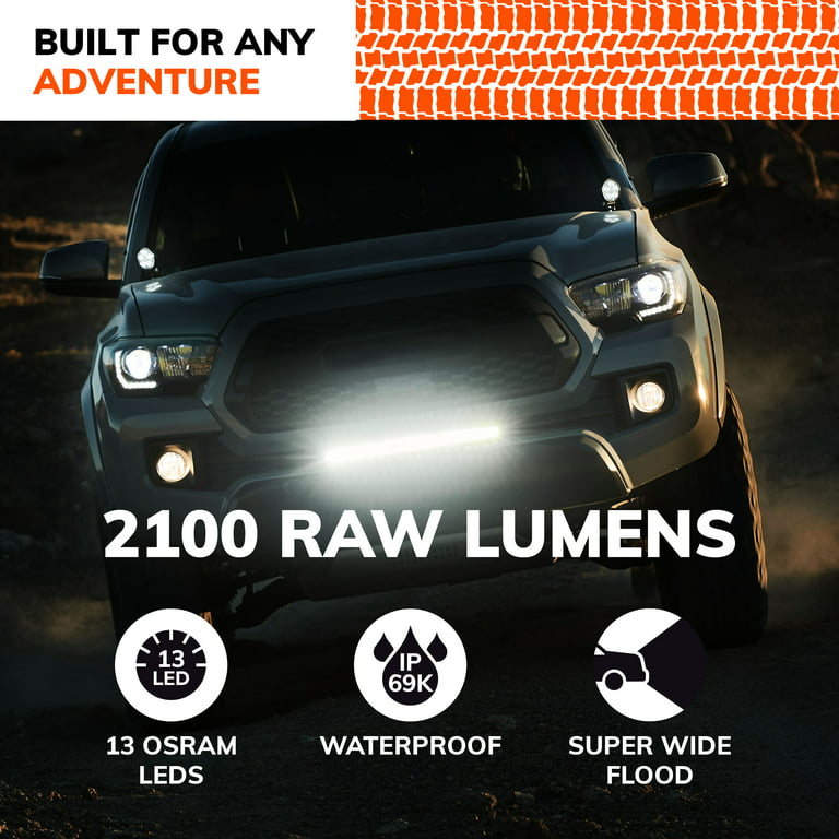 AUTO LITE 8 LED Light Spot Beam Waterproof Heavy Duty Lamp with
